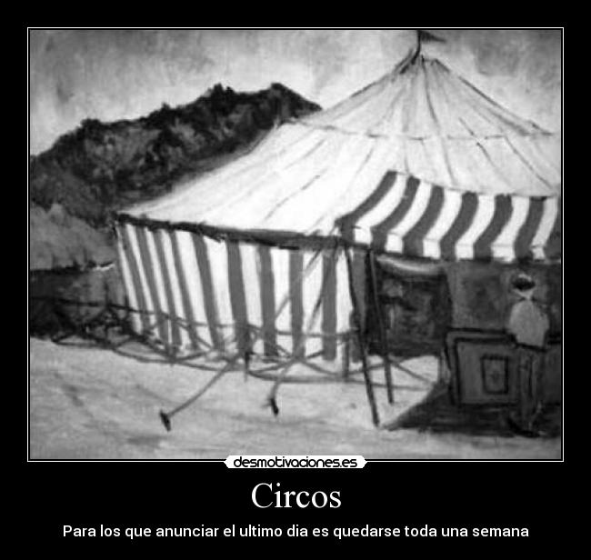 carteles circos desmotivaciones