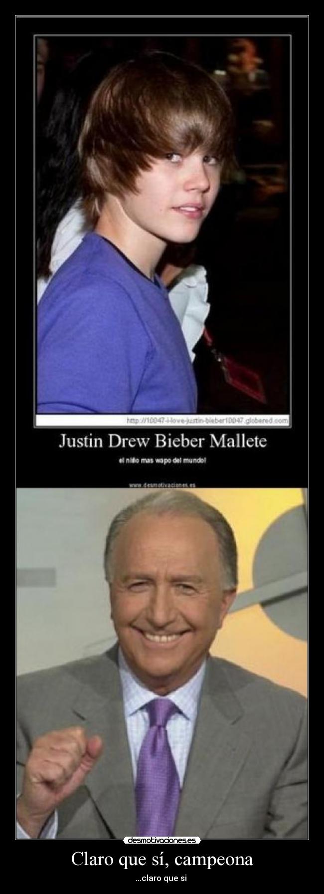 Claro que sí, campeona -