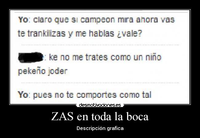 ZAS en toda la boca -