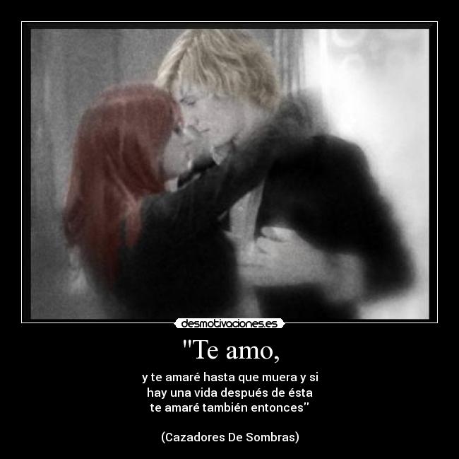 Te amo, - 