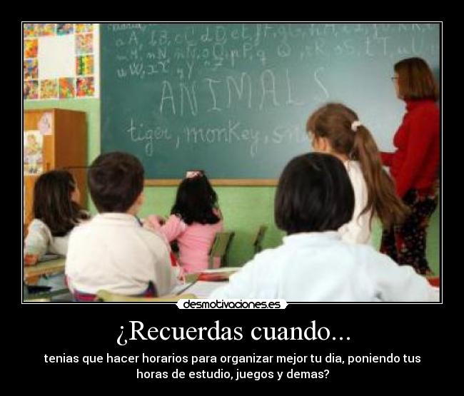 ¿Recuerdas cuando... - 