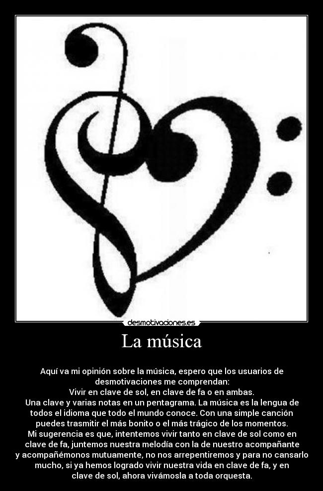 La música -