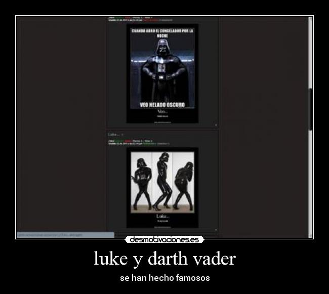 luke y darth vader - 