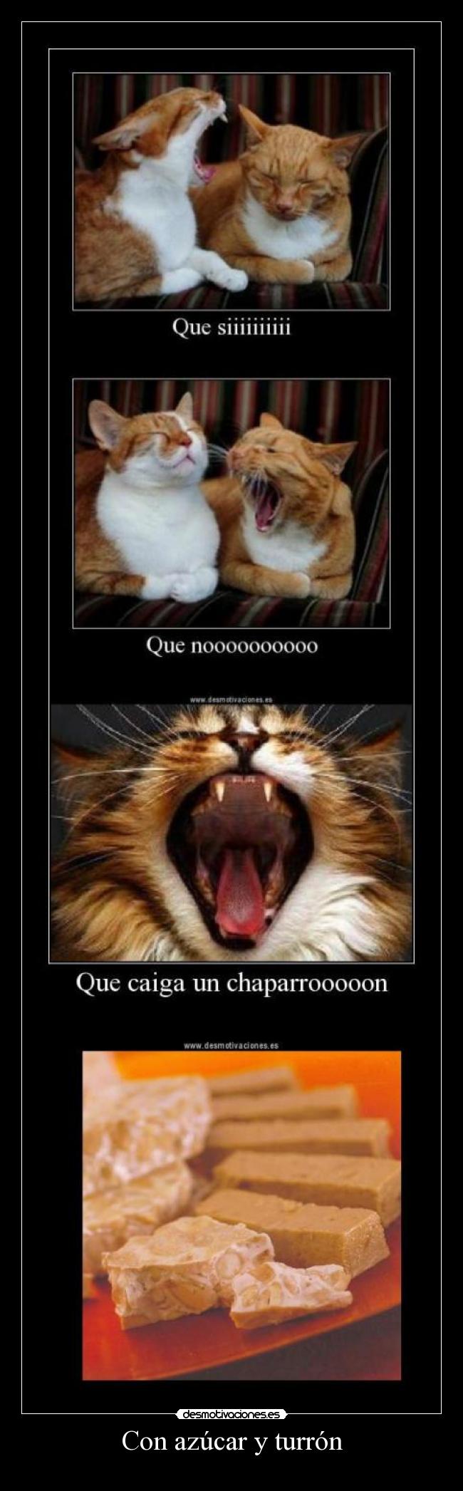 Con azúcar y turrón -