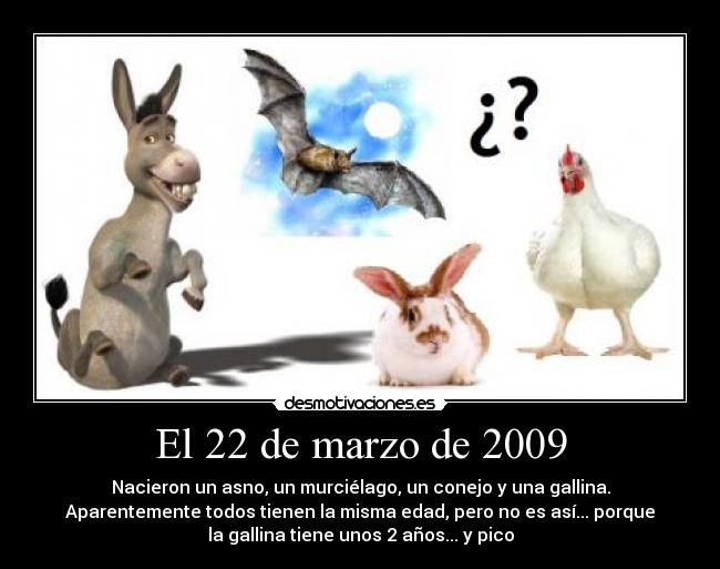 El 22 de marzo de 2009 - 