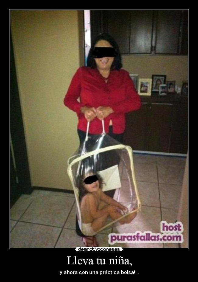 Lleva tu niña, - y ahora con una práctica bolsa! ..