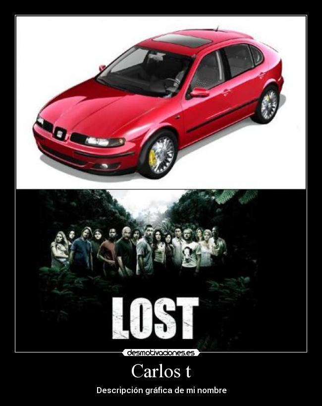 Carlos t - Descripción gráfica de mi nombre