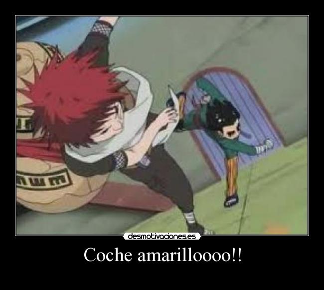 Coche amarilloooo!! - 