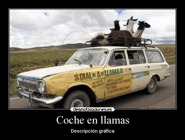 Coche en llamas - 