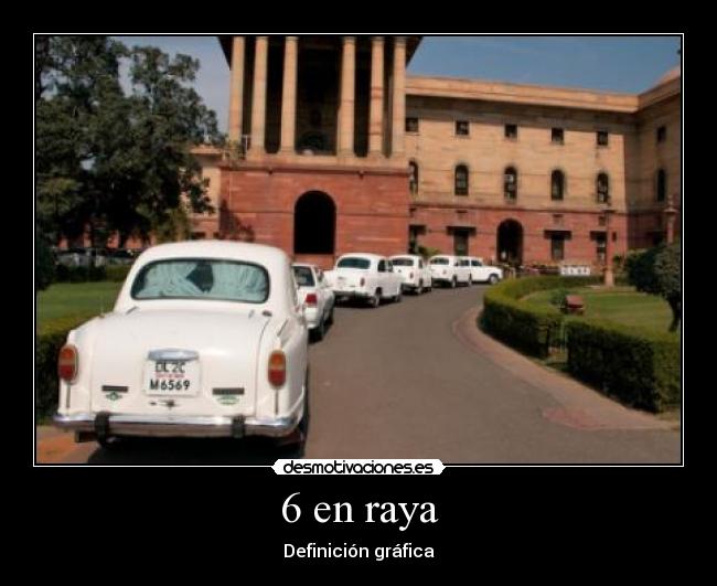 6 en raya - Definición gráfica