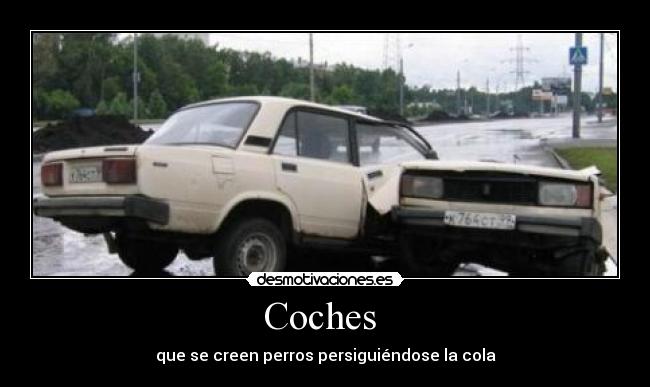 carteles cocheperro desmotivaciones