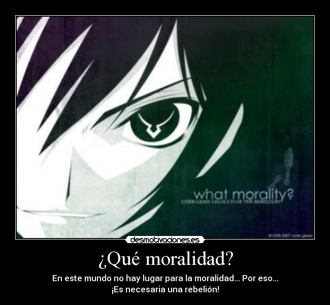 carteles code geass lelouch rebelion desmotivaciones
