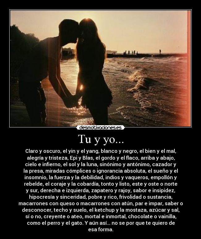 Tu y yo... - 