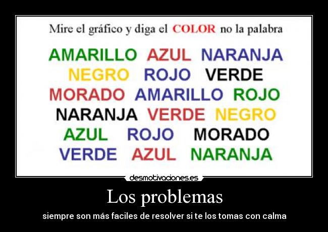 Los problemas - 