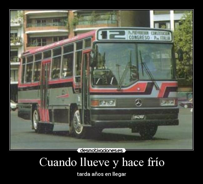 Cuando llueve y hace frío -