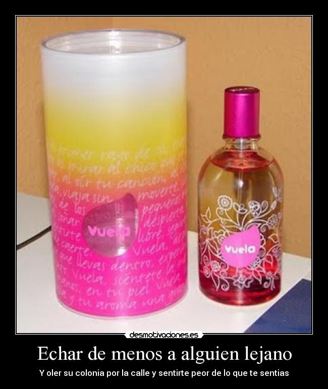 Echar de menos a alguien lejano -