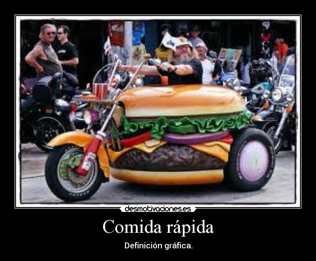 carteles comida comida rapida desmotivaciones