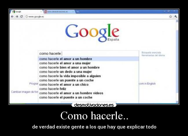 carteles google explicar desmotivaciones