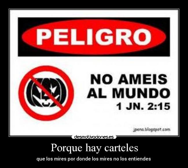 Porque hay carteles - 
