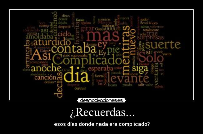 ¿Recuerdas... - 