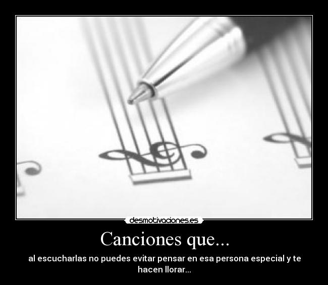 Canciones que... -