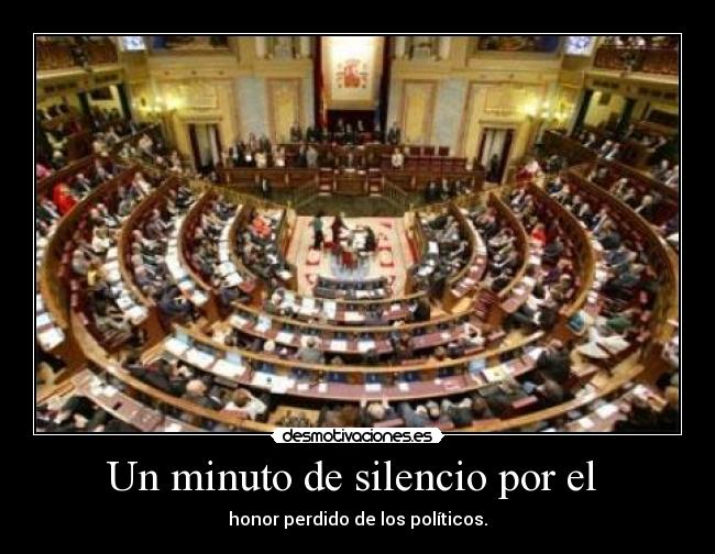 Un minuto de silencio por el  - 