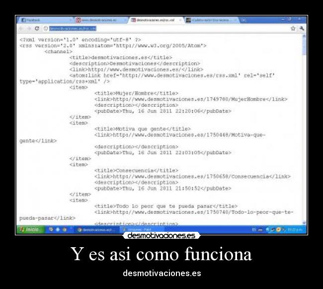 Y es asi como funciona - desmotivaciones.es
