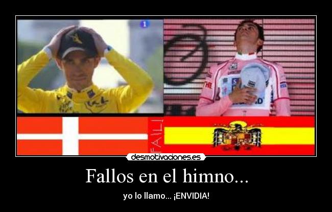 Fallos en el himno... -