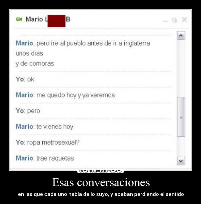 Esas conversaciones - 