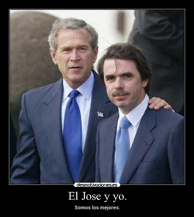 carteles bush-aznar-paco-y-yo desmotivaciones