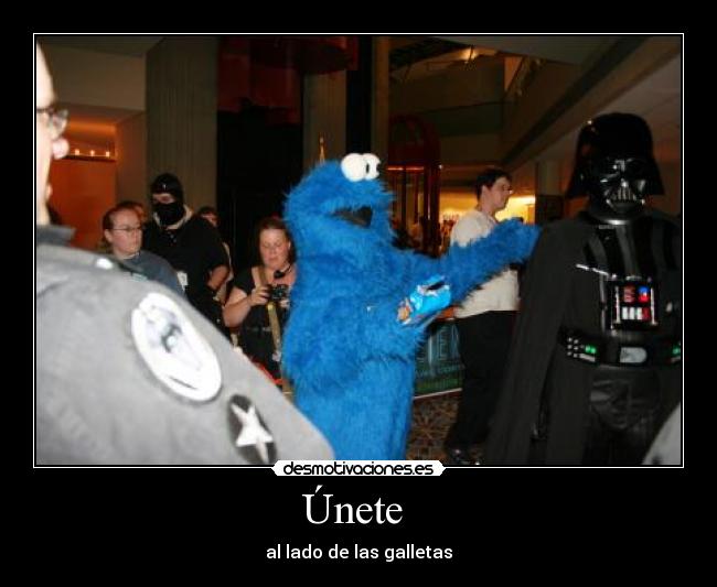 Únete - al lado de las galletas