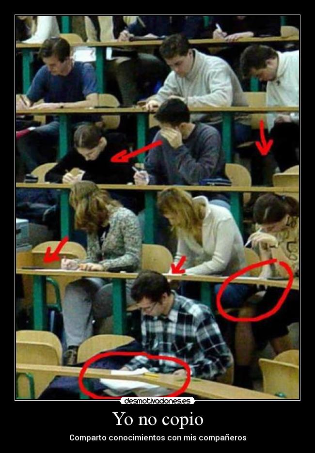Yo no copio - Comparto conocimientos con mis compañeros