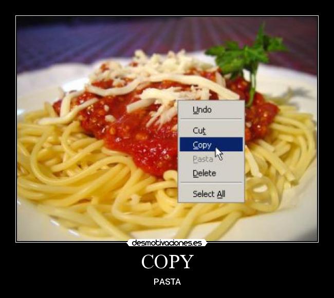 COPY - PASTA