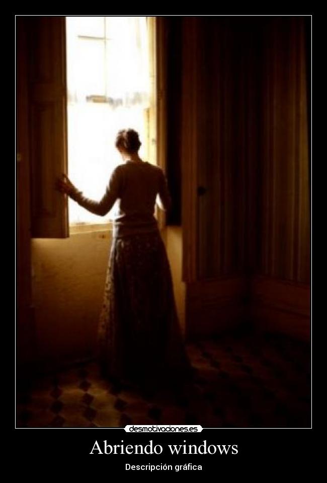 Abriendo windows -
