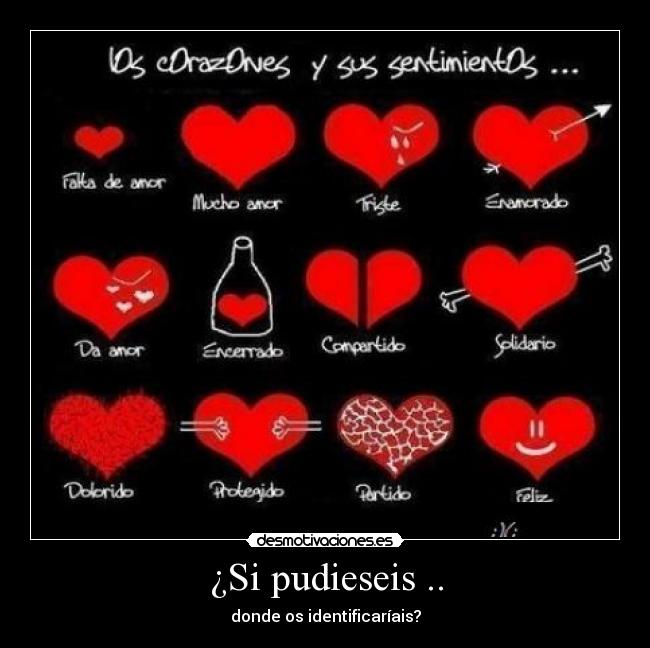 ¿Si pudieseis .. - donde os identificaríais?