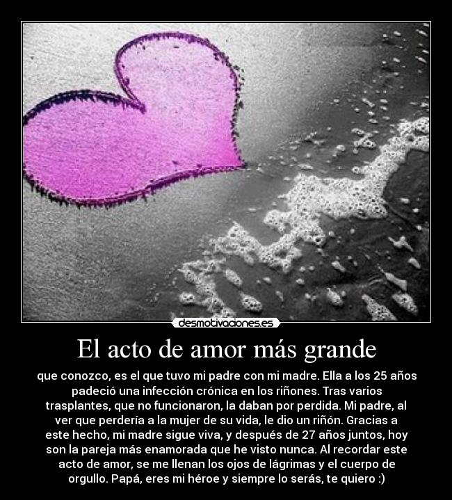 El acto de amor más grande -
