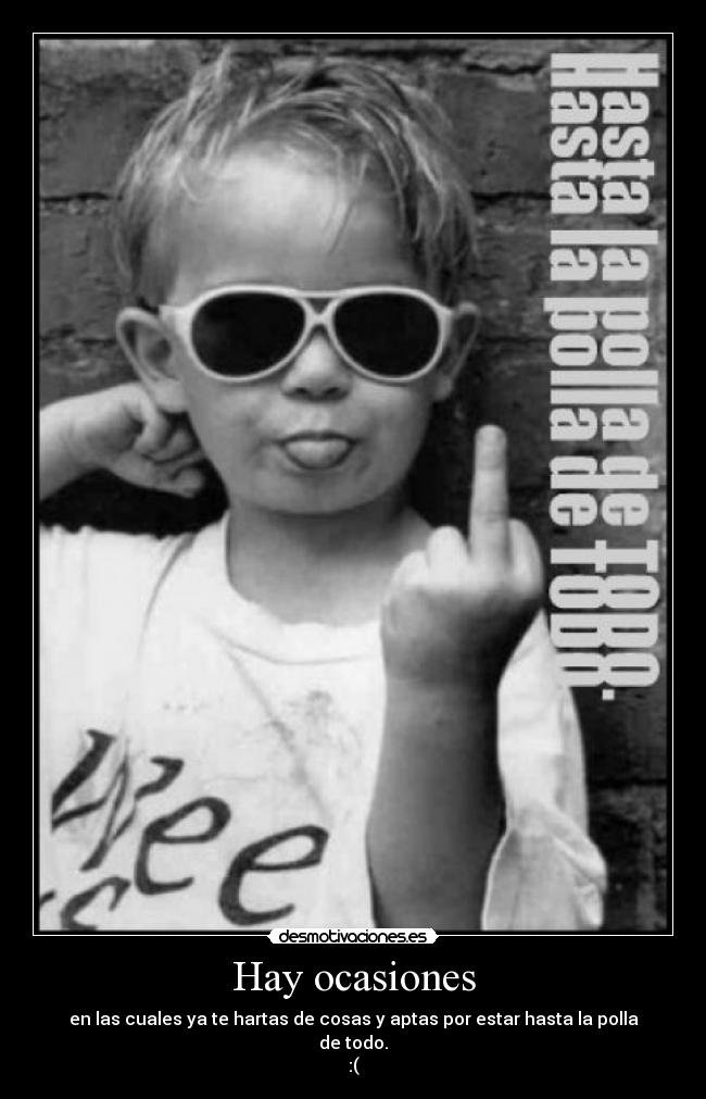 Hay ocasiones - 