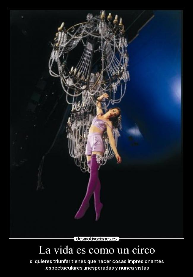 carteles vida circo del sol desmotivaciones