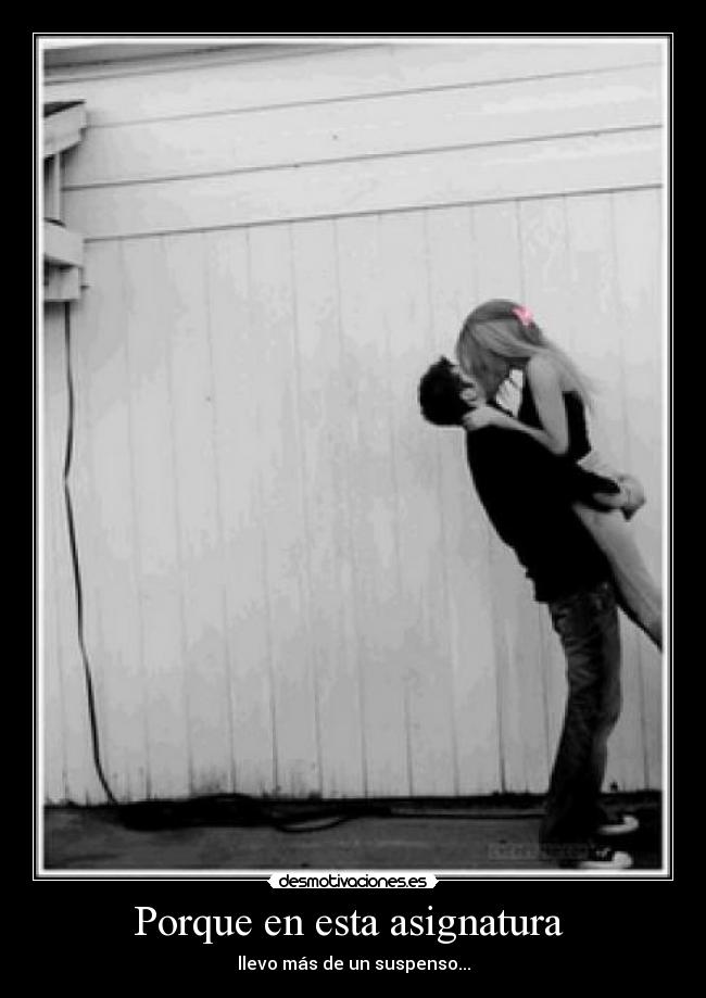 Porque en esta asignatura -