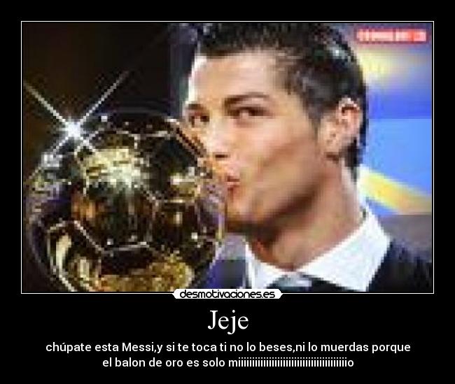 carteles cristiano oro desmotivaciones