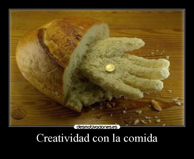 Creatividad con la comida -
