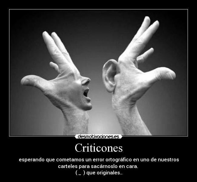 Criticones - 