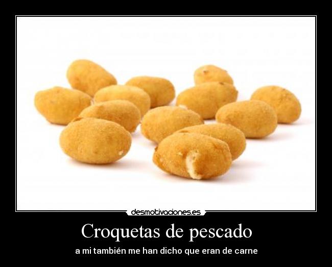 Croquetas de pescado -