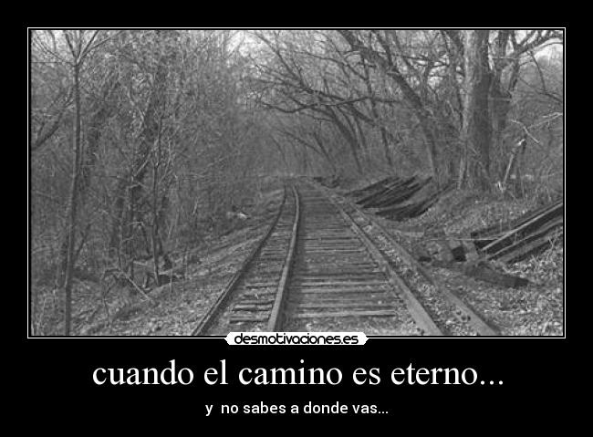 cuando el camino es eterno... -