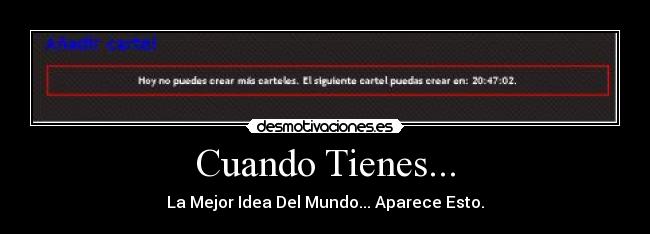Cuando Tienes... -