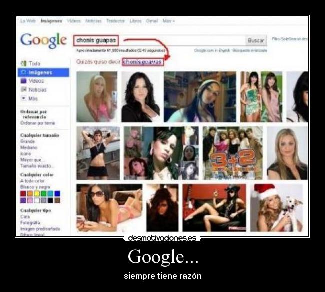 Google... - siempre tiene razón