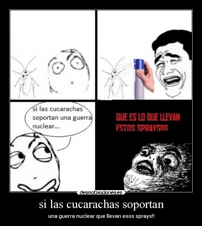 carteles cucarachas desmotivaciones