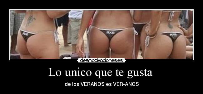 Lo unico que te gusta -