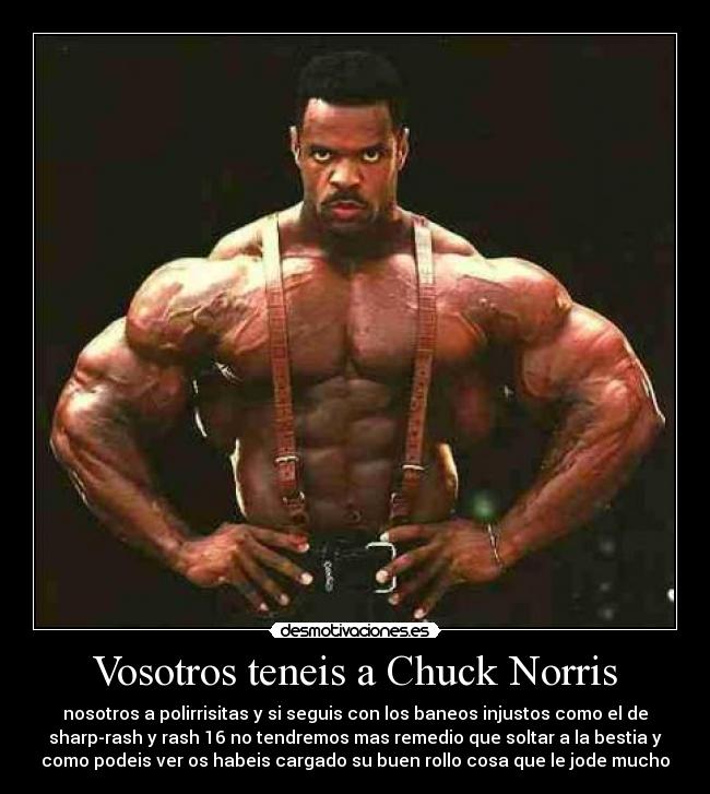 Vosotros teneis a Chuck Norris - 