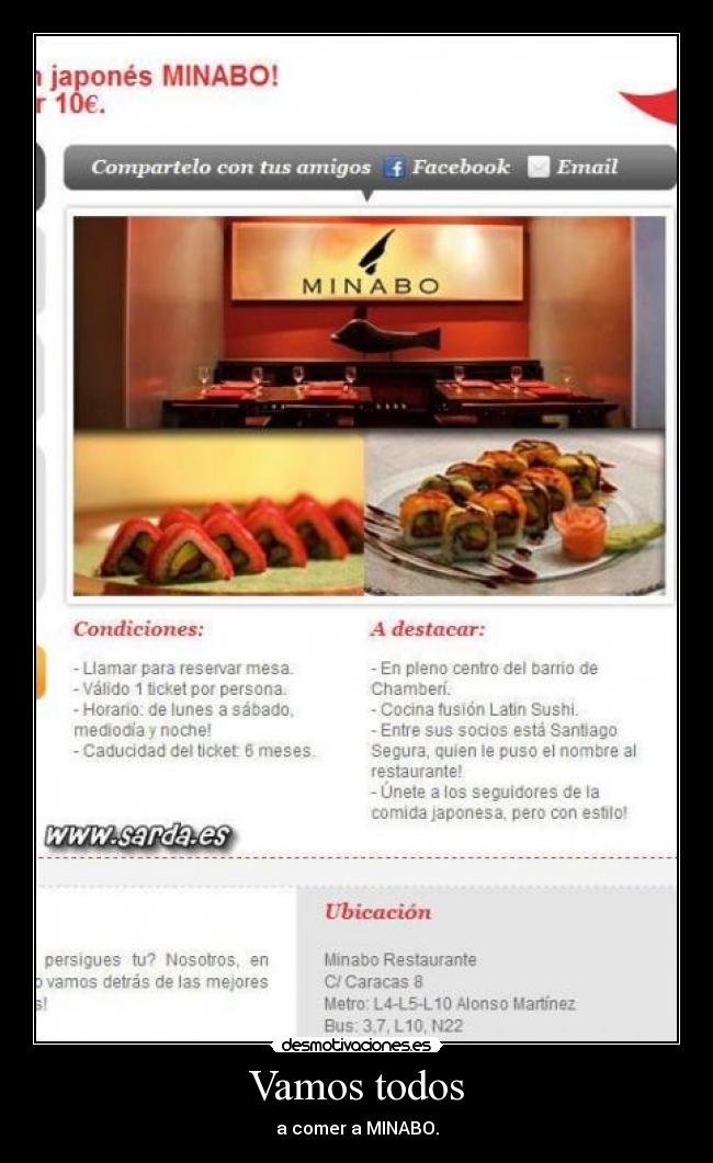 Vamos todos - a comer a MINABO.